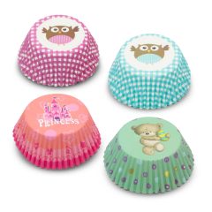 Muffin papír szett - Baby- 100 darabos