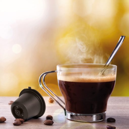 5 darabos újratölthető műanyag kávékapszula - Nespresso 