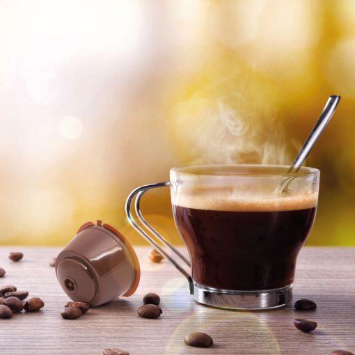 5 darabos újratölthető műanyag kávékapszula - Dolce Gusto egyes típusaihoz 