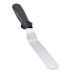 Fém kenőkés, spatula, cukrászkés - Hajlított 