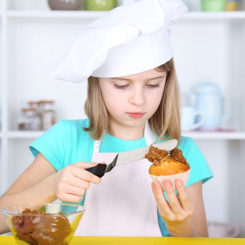 Fém kenőkés, spatula, cukrászkés - Hajlított 