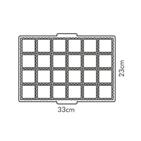 Tésztakiszúró rács - Négyszög 