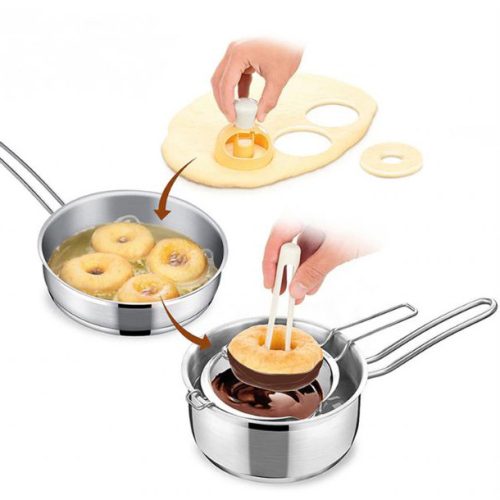 Fánkszaggató, fánk kiszúró csipesszel 