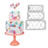 Fondant kiszúró - Geometrikus minták - Háromszög