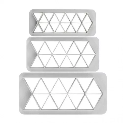 Fondant kiszúró - Geometrikus minták - Háromszög