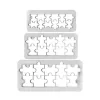Fondant kiszúró - Geometrikus minták - Puzzle