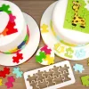 Fondant kiszúró - Geometrikus minták - Puzzle