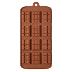 Szilikon mini táblás csokoládé forma