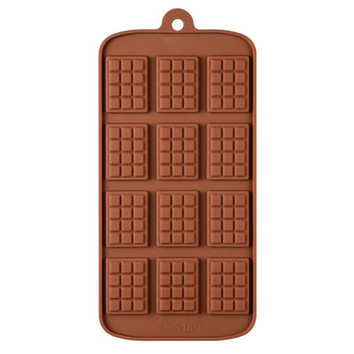 Szilikon mini táblás csokoládé forma