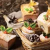 3 darabos magyal levél fondant és marcipán kiszúró 