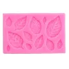 Levél mintájú szilikon fondant és marcipán mintázó 