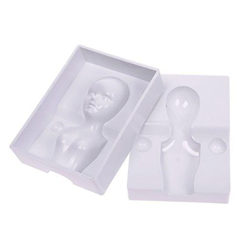 3D-s marcipán és fondant mintázó női alakhoz