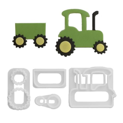 Fondant és marcipán mintázó - Traktor