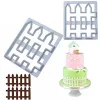 Fondant, marcipán és sütemény kiszúró - Kerítés 