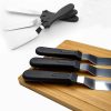 3 darabos spatula, kenőkés, cukrászkés készlet
