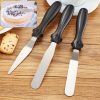3 darabos spatula, kenőkés, cukrászkés készlet