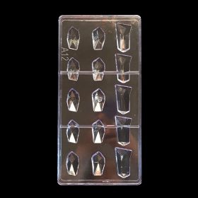 Polikarbonát bonbon forma - Drágakövek 