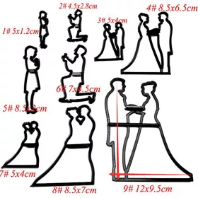 Patchwork fondant kiszúró - Esküvő 