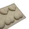 8 részes szilikon forma, mousse forma - Szív