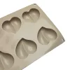 8 részes szilikon forma, mousse forma - Szív