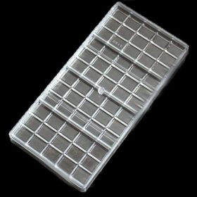 Polikarbonát bonbon forma - Táblás csokoládé