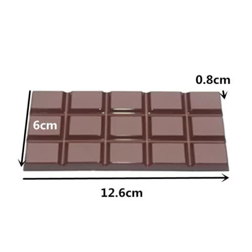 Polikarbonát bonbon forma - Táblás csokoládé