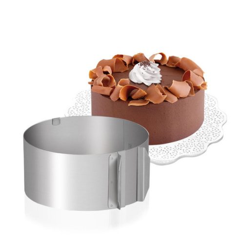 Állítható tortaforma, tortakarika, tortagyűrű – 30 cm – MAGAS - 14 cm