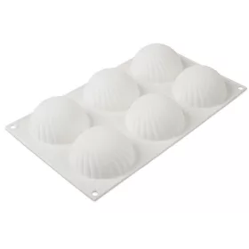   6 részes szilikon forma, mousse forma – Parfum – Hullámos muffin 