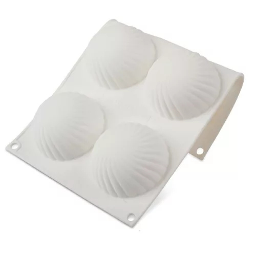 6 részes szilikon forma, mousse forma – Parfum – Hullámos muffin 