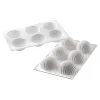 6 részes szilikon forma, mousse forma – Parfum – Hullámos muffin 