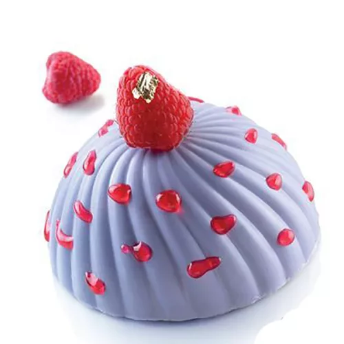 6 részes szilikon forma, mousse forma – Parfum – Hullámos muffin 