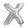 Ezüst színű, betű alakú fólia lufi, léggömb – X