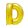 Arany színű, betű alakú fólia lufi, léggömb – D
