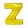 Arany színű, betű alakú fólia lufi, léggömb – Z