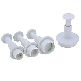 4 darabos fondant, marcipán kiszúró – Kör