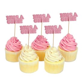 12 darabos sütemény beszúró - It's a girl