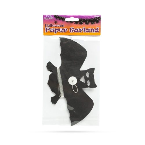 Halloween-i papír girland – Denevér minta