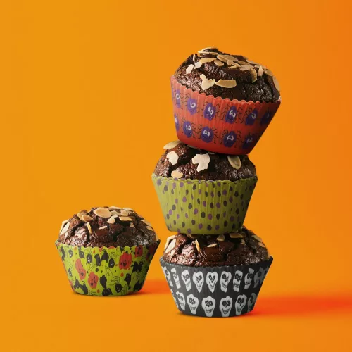 100 darabos muffin papír – Halloween minta