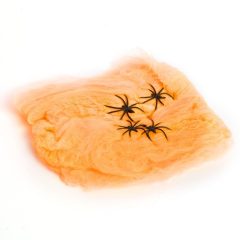 Narancssárga színű pókháló pókokkal
