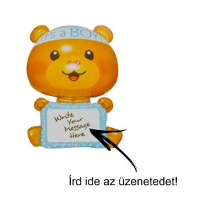 Fólia lufi – It’s a Boy – Írható felülettel