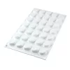 35 részes szilikon bonbon forma - Ovális korong