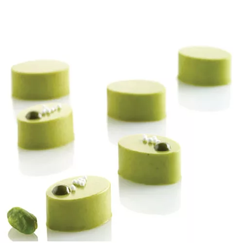 35 részes szilikon bonbon forma - Ovális korong