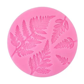   Szilikon fondant és marcipán mintázó – Páfrány, levél