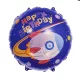 Fólia lufi – Happy Birthday - Űrhajó