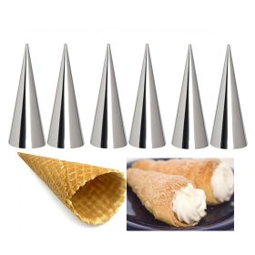   10 darabos fém tölcsér sütőforma, habroló forma - Kicsi