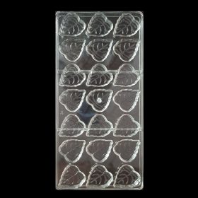 Polikarbonát bonbon forma – Levél