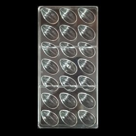 Polikarbonát bonbon forma – Tojás, kávészem