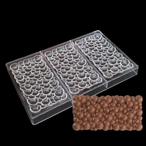 Polikarbonát forma – Táblás csokoládé – Buborék