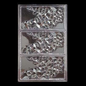   Polikarbonát forma – Táblás csokoládé – Gyémánt mintás csokoládé