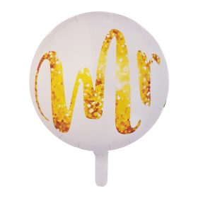 Kör alakú fólia lufi – MR - Esküvő